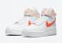 Nike Air Force 1 High Summit White Orange Pearl Shoes 334031-118