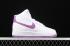 Nike Air Force 1 High White Dark Orchid lila cipőt 334031-112