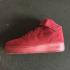 Nike Air Force I 1 High Cut Unisexe Chaussures Rouge Tout Chaud
