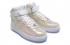 Nike Womens Air Force 1 Hi Premium QS Iridescent Pearl Multi White 704516-100