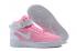 Nike 女款 Air Force 1 High Perfect 粉紅色白色女鞋 334031-611