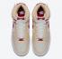 Naisten Nike Air Force 1 High White Onyx Noble Red Pale Ivory 334031-200