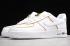 2019 Nike Air Force 1 Low By To You Hvid Metallic Guld Sort CD9427 992