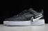 2020 nyeste Nike Air Force 1 Low Zip Swoosh Black CW6558 001