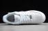 2020 Nike Air Force 1'07 PRM Zip On Swoosh Logo Blanco CW6558 100