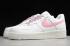 2020 Nike Air Force 1'07 Womens White Pink Size 315122 105