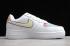 2020 Nike Air Force 1 Low Easter Blanco Barely Volt Hyper Blue CW0367 100