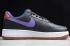 2020 Nike Air Force 1 Low Shibuya Black Black Purple Red CQ7506 084