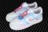 2021 Nike Air Force 1 07 Low Valentinsdag Hvid Pink Blå CW2288-145