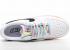2021 Nike Air Force 1 07 Low White Multi Color Just Do It DJ4678-101
