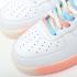2021 Nike Air Force 1 07 Low White Multi Color Just Do It DJ4678-101