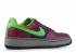 Air Force 1 Low Inside Out Green Bean Fog Midnight Grape 312486-031