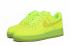 Air Force 1 Low Volt Fierce Green GS Casual Sneakers 596728-701
