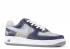 Air Force 1 Mr Cartoon Navy White Midnight Silver 311368-401