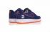 Derek Jeter X Nike Air Force 1 Low Azul Escuro Laranja AQ0666-481