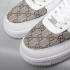 Gucci x Nike Air Force 1 07 Low Masculino Mulheres White GC5368-100