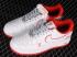 LV x Nike Air Force 1 07 Düşük Beyaz Kırmızı Gümüş DR9868-100,ayakkabı,spor ayakkabı