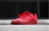 die Nike Air Force 1'07 Gym Red Black Athletic Sneakers 488298-627