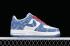 Nike Air Force 1 07 LV8 Beige Blanc Denim Bleu Rouge VT5698-568