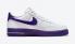 Nike Air Force 1 07 LV8 EMB 白色 Court Purple DB0264-100