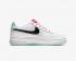 Nike Air Force 1 07 LV8 GS White Atomic Pink Flash Crimson Black DD7709-100