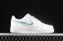 Nike Air Force 1 07 LX Blanco Verde Oscuro Gris Zapatos 314192-117
