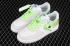 Nike Air Force 1 07 Low ESS Putih Hijau Metalik Perak DA8302-555