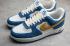 나이키 에어포스 1 07 로우 네이비 블루 화이트 옐로우 신발 BQ8988-103 .