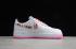 Nike Air Force 1'07 Low QS White Black Multi Color Pink Blue CW39189-100