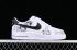 Nike Air Force 1 07 Low Bianche Nere Metalliche Oro AM0703-122