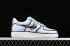 Nike Air Force 1 07 Low Branco Azul Metálico Ouro CW2288-212