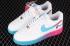 Nike Air Force 1 07 Low Branco Azul Rosa Vermelho 315122-116
