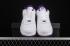 Nike Air Force 1 07 niske bijele tamnoljubičaste cipele 315122-281