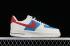 Nike Air Force 1 07 Low Bianche Rosse Blu Nere DM0211-002