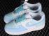 Nike Air Force 1 07 Low Bianche Sky Blu Argento CW2299-111