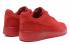 Nike Air Force 1'07 Lv8 Gym Red Crocodile Suede Leather Shoes 718152-601