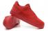 Nike Air Force 1'07 Lv8 Gym Zapatos de cuero de gamuza de cocodrilo rojo 718152-601