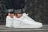 Nike Air Force 1'07 Lv8 Low Croc Summit Blanco Zapatos casuales 718152-106
