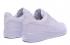 Nike Air Force 1'07 Lv8 Zapatos de cuero de avestruz blanco 718152-104