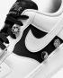 Nike Air Force 1 07 Premium Rantai Perak Metalik Putih Hitam DA8571-100
