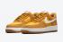 Nike Air Force 1 07 SE Penggunaan Pertama Universitas Gold Light Gum Brown White DA8302-700