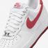 Nike Air Force 1 07 Valentinstag 2024 Weiß Team Red Dragon Red FQ7626-100