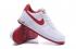 die Nike Air Force 1'07 White Challenge Red Sneakers AA0287-101
