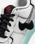 나이키 에어포스 1 1 로우 GS 서밋 화이트 블랙 퓨전 레드 멀티 컬러 DH7341-100,신발,운동화를