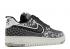 Nike Air Force 1 Crater Flyknit Next Nature Noir Blanc Platine Pure DM0590-001