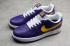 Nike Air Force 1 Deep Purple Gold Violfo OR Running Shoes 639117-571