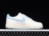 Nike Air Force 1 Flyleather Earth Day Blanc Rose Bleu CW3388-202