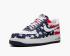 Nike Air Force 1 Independence Day 2014 Midnight Navy Blanc University Red 488298-425