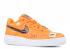 Nike Air Force 1 Jdi Prm GS Just Do It 橙色 Total AO3977-800