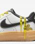 Nike Air Force 1 LV8 GO The Extra Smile White Yellow Strike Gum Light Brown DO5854-100
